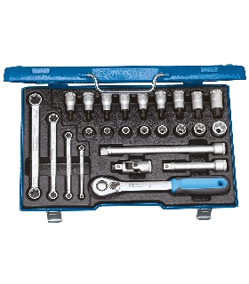 JUEGO DE LLAVES DE VASO 1/2"" 25 PZAS 2546019 GEDORE